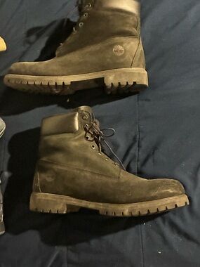 Timberland Men's Brown Premium Lace-Up Work Boots